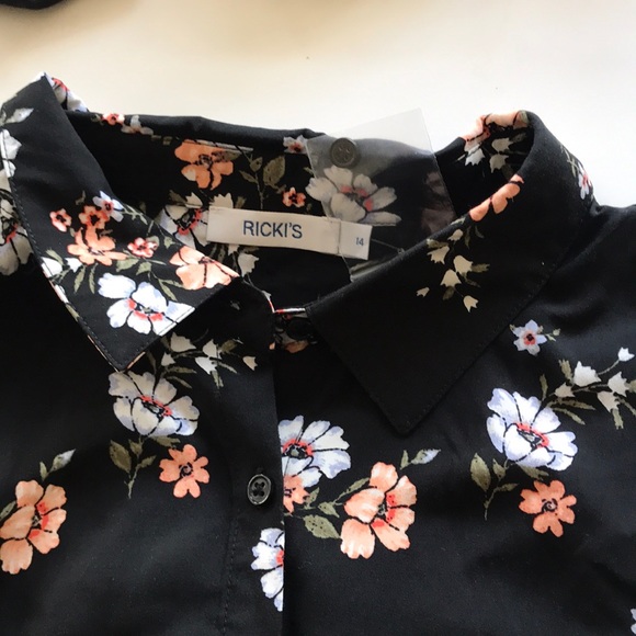 Plus Sz 14&18 Dolman Cap Sleeve Top - Picture 9 of 12